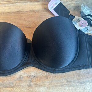 Q-T Intimates Black Bra NWT